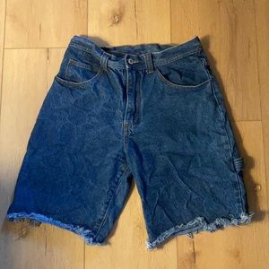 Denim shorts
